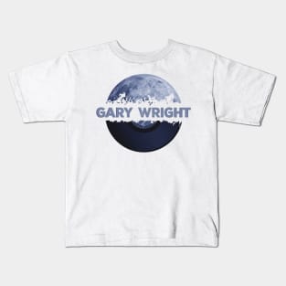 Gary Wright blue moon vinyl Kids T-Shirt